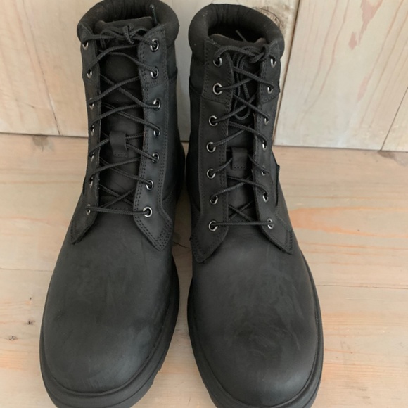 UGG BILTMORE WORKBOOT BLACK LEATHER NEW - Picture 4 of 9